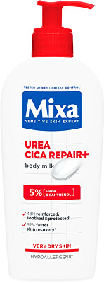 Mixa - Tělové mléko pro velmi suchou pokožku Urea Cica Repair+ (Body Milk) 400 ml