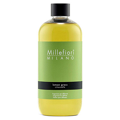 Millefiori Milano - Rezervă pentru difuzor de aromă Natural Lemon Grass 250 ml