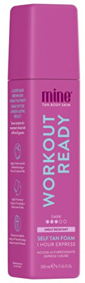 Minetan - Spumă autobronzantă pentru un stil de viață activ Workout Ready (Self Tan Foam) 200 ml
