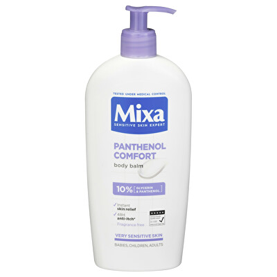 Mixa - Zklidňující mléko pro suchou a citlivou pokožku Panthenol Comfort (Body Balm) 400 ml