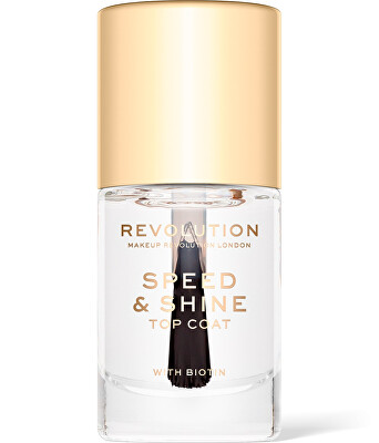 Revolution - Lak na nehty Revolution (Speed & Shine Top Coat) 10 ml