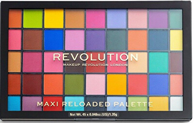 Revolution - Maxi paletka 45 očních stínů Re-Loaded (Maxi Reloaded Palette Monster Mattes) 60,75 g
