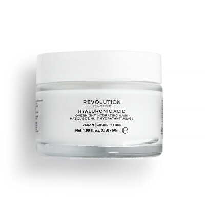 Revolution Skincare - Noční hydratační maska na obličej Hyaluronic Acid (Overnight Hydrating Mask) 50 ml