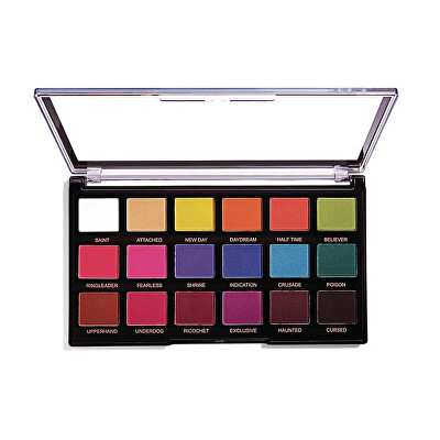 Revolution PRO - Paletka 18 očních stínů Regeneration Trends Mischief Mattes (Eyeshadows) 14,4 g