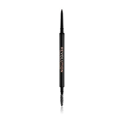Revolution - Precizní tužka na obočí s kartáčkem (Precise Brow Pencil Medium Brown)
