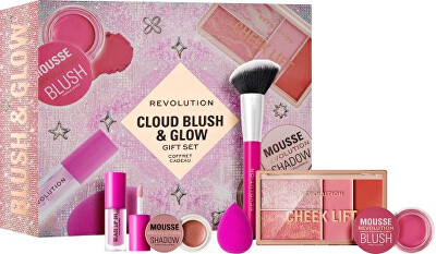 Revolution - Dárková sada dekorativní kosmetiky Cloud Blush and Glow