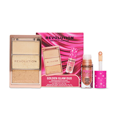 Revolution - Dárková sada Golden Glam Duo