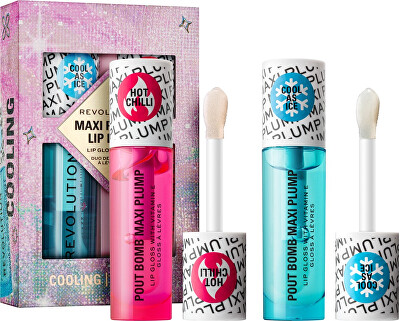 Revolution - Dárková sada lesků na rty Maxi Plump Lip Duo