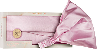 Revolution Haircare - Kosmetická čelenka Satin Pink (Curl Protector)