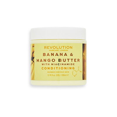Revolution Haircare - Maska na vlasy Banana + Mango Butter with Niacinamide (Conditioning Hair Mask) 200 ml