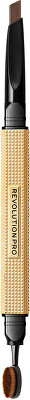 Revolution PRO - Oboustranná tužka na obočí Rockstar Dark Brown (Brow Styler) 0,25 g