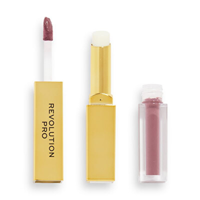 Revolution PRO - Oboustranná rtěnka s balzámem Seclusion Supreme Stay 24h (Lip Duo) 2,5 ml