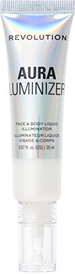 Revolution - Rozjasňovač na obličej a tělo Aura Luminizer Mood Switch (Face & Body Liquid Illuminator) 20 ml