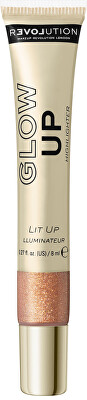 Revolution - Tekutý rozjasňovač Relove Glow Up (Liquid Highlighter) 8 ml