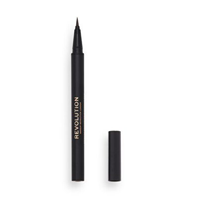 Revolution - Tužka na obočí Medium Brown Hair Stroke (Brow Pen) 0,5 ml