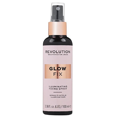 Revolution - Rozjasňující fixační sprej Glow Fix (Illuminating Fixing Spray) 100 ml