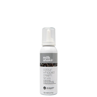 Milk Shake - Tónovací pěna na vlasy Whipped Cream Light Grey (Conditioning Creamy Foam) 100 ml