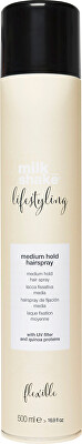 Milk Shake - Lak na vlasy se střední fixací (Medium Hold Hairspray) 500 ml