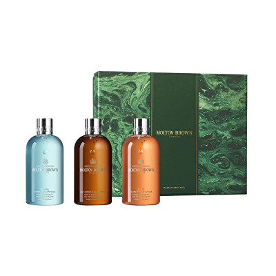 Molton Brown - Dárková sada sprchových gelů Woody & Aromatic Body Care Collection