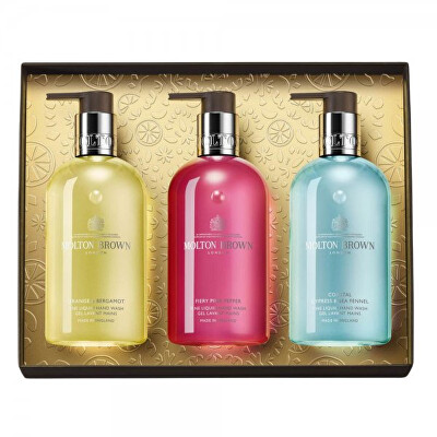 Molton Brown - Dárková sada tekutých mýdel Floral and Aromatic Hand Care Collection Gift Set