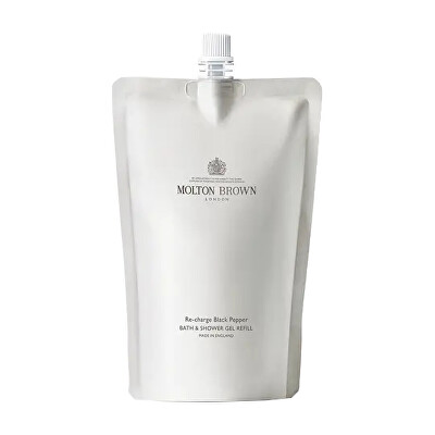 Molton Brown - Náhradní náplň pro koupelový a sprchový gel Re-Charge Black Pepper (Bath & Shower Gel Refill) 400 ml