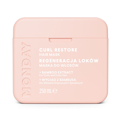 Monday - Maska pro kudrnaté a vlnité vlasy Curl Restore Mask 250 ml