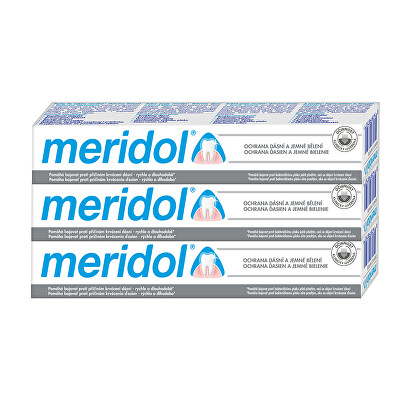 Meridol - Zubní pasta s bělicím účinkem (Gentle White) tripack 3 x 75 ml