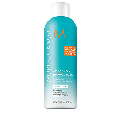 Moroccanoil - Suchý šampon pro světlé odstíny vlasů (Dry Shampoo for Light Tones) 323 ml