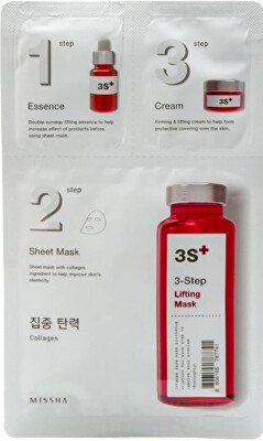 Missha - Tříkroková liftingová pleťová maska (3-Step Lifting Mask)