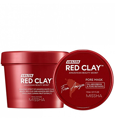 Missha - Čisticí maska s červeným jílem Amazon Red Clay™ (Pore Mask) 110 ml