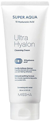 Missha - Hydratační čisticí krém Super Aqua Ultra Hyalon (Cleansing Cream) 200 ml
