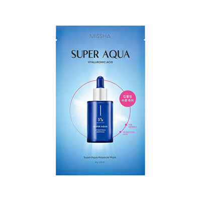 Missha - Hydratační plátýnková maska s kyselinou hyaluronovou Super Aqua (Ampoule Mask) 28 g