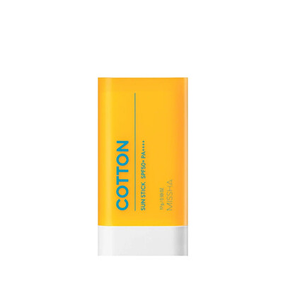 Missha - Opalovací tyčinka SPF 50+ Cotton (Sun Stick) 17 g