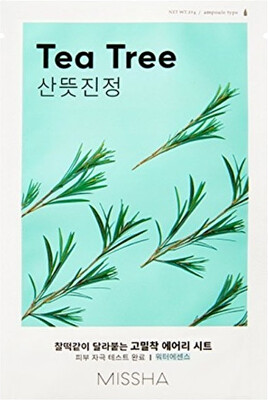 Missha - Zklidňující pleťová maska s Tea Tree (Airy Fit Sheet Mask) 19 g