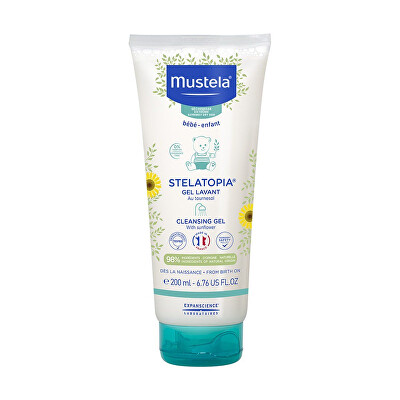 Mustela - Dětský sprchový gel pro extrémně suchou a atopickou pokožku Stelatopia (Cleansing Gel) 200 ml