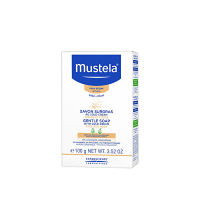 Mustela - Dětské jemné mýdlo na tvář a tělo (Gentle Soap with Cold Cream) 100 g