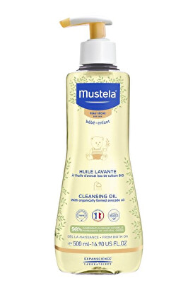 Mustela - Dětský sprchový a koupelový olej pro suchou pokožku (Cleansing Oil) 500 ml