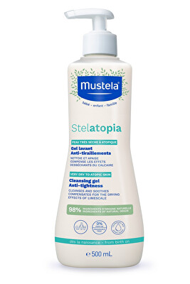 Mustela - Gyermek tusfürdő rendkívül száraz bőrre Stelatopia (Cleansing Gel) 500 ml