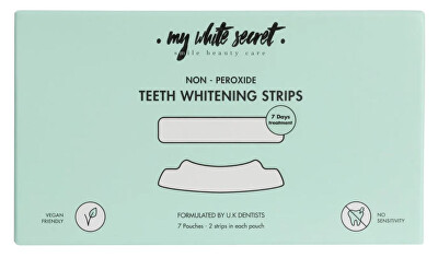 My White Secret - Bělicí pásky na zuby (Teeth Whitening Strips) 7 ks