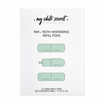 My White Secret - Utántöltő zselé fogfehérítő készlethez PAP+ 3 x 10 ml