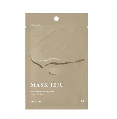 Mizon - Čisticí plátýnková maska Lotus (Jeju Mask) 23 g