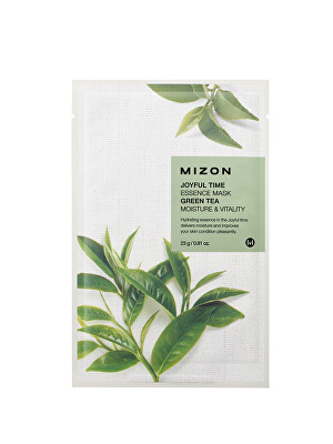Mizon - Plátýnková 3D maska se zeleným čajem pro hydrataci a vitalitu pleti Joyful Time (Essence Mask Green Tea) 23 g