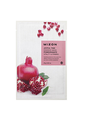 Mizon - Plátýnková 3D maska s granátovým jablkem pro vitalitu a zpevnění pleti Joyful Time (Essence Mask Pomegranate) 23 g