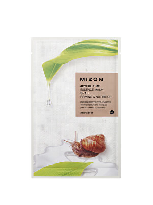 Mizon - Plátýnková 3D maska s filtrátem z hlemýždího extraktu pro vyhlazení a výživu pleti Joyful Time (Essence Mask Snail) 23 g
