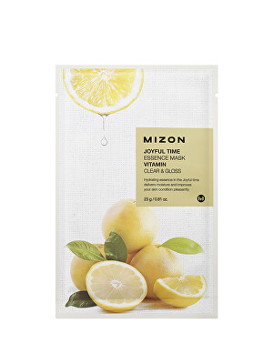 Mizon - Plátýnková 3D maska s vitamínem C pro rozjasnění a vitalitu pleti Joyful Time (Essence Mask Vitamin) 23 g