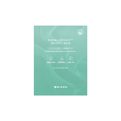 Mizon - Hydratační pleťová maska s kyselinou hyaluronovou Cicaluronic (Water Fit Mask) 24 g