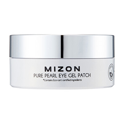 Mizon - Prémiová oční hydrogelová maska s bílou perlou a diamantem na vrásky a rozjasnění pleti Pure Pearl (Eye Gel Patch) 60 ks x 1,4 g