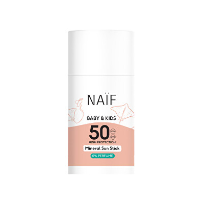 NAÏF - Ochranná tyčinka na opalování pro děti a miminka Sun Stick 36 g