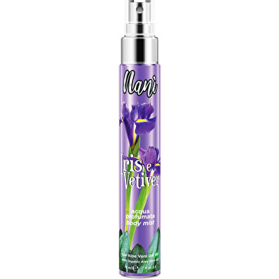 Naní - Tělový sprej Iris & Vetiver Body Mist 75 ml