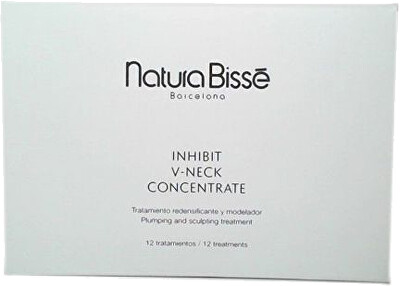 Natura Bissé - Zpevňující koncentrát v ampulích pro péči o pokožku krku a dekoltu Inhibit (V-Neck Concentrate) 12 x 4 ml